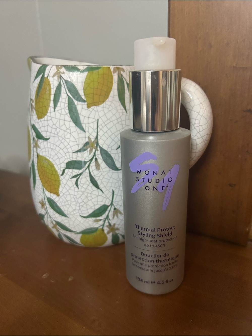 MONAT Studio One Thermal Protect Styling Shield — Silver